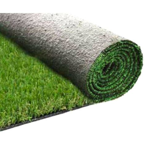 Erba Sintetica per Giardino 35 mm 2x10m Fondo Drenante Verde