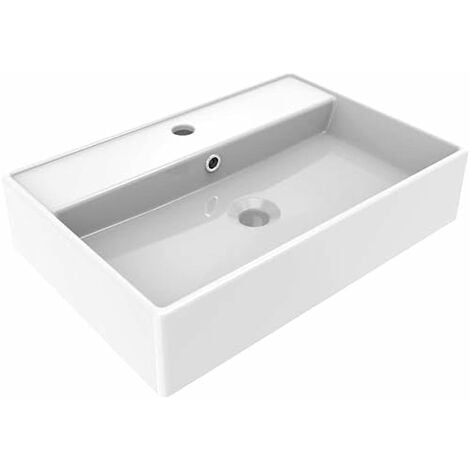 Lavabo ceramica rettangolare