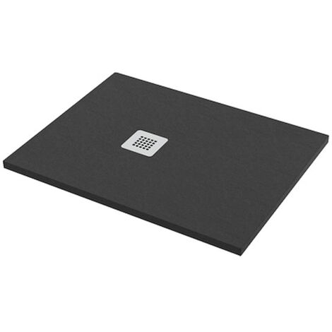 ERCOS Piatto doccia rettangolare 70x100 nero effetto pietra codice prod: BPMARKSTON7010