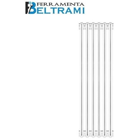 ERCOS - Radiatore tubolare in acciaio SCOMPONIBILE - 3 COLONNE- MOD. 1800 - 6 ELEMENTI