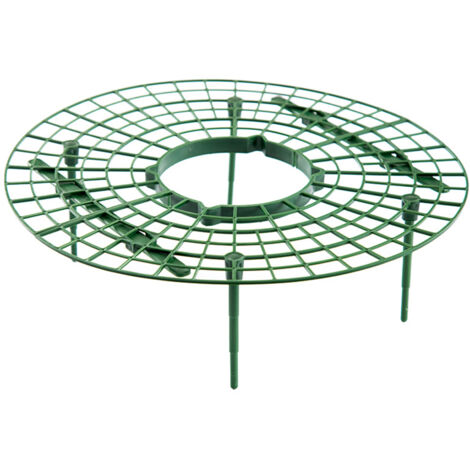 Erdbeerhalter aus grünem Kunstharz, 30 cm x 9 cm – 2 Halbkreise zum Schutz der Erdbeeren, sicherer Halt gegen Verrottung, 1 Halter pro Packung