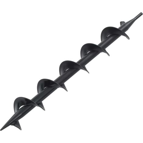 Erdbohrer Stahl 75 x 600 mm