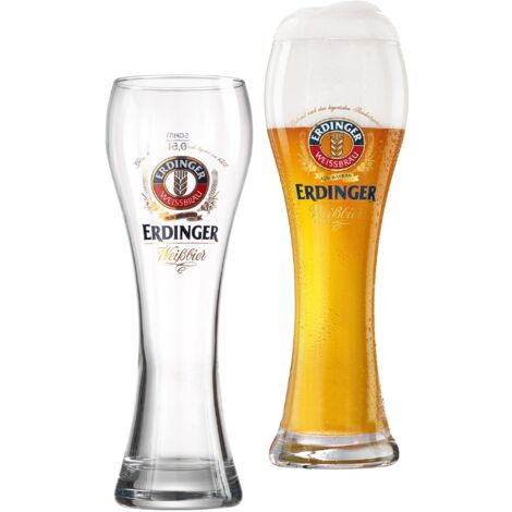 Erdinger - Lot de 2 verres à bière 0,5 L - Ritzenhoff & Breker