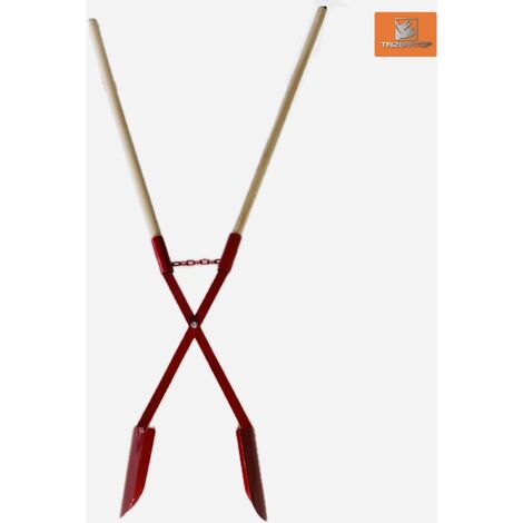 Erdlochausheber Größe 1 mit Stiel (110-320mm) Handbagger Erdlochheber Lochspaten