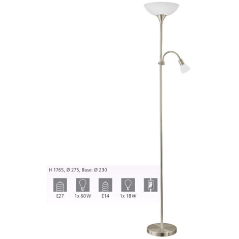 Erdungslampe up2 color nikel satinate 82842