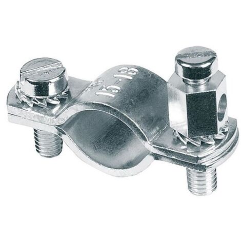 Erdungsschelle 10 Stück, Kupferband 1/2'' - 18 - 22 mm²
