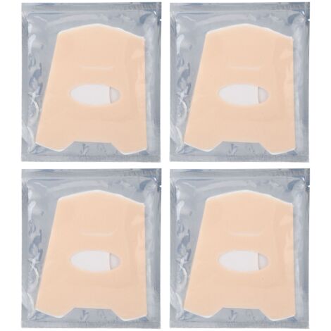 Erfrischende Hydrogel-Gesichtsmaske mit UV-Schutz – 4 Stück für die Hautpflege im Freien