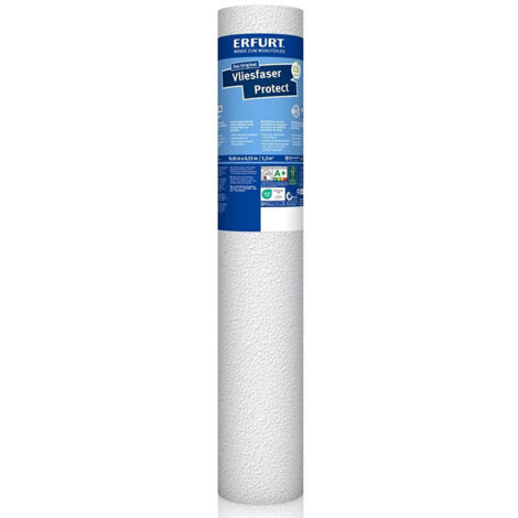Erfurt Vliesfaser Tapete Protect 208 weiß 10,05 x 53 cm überstreichbar