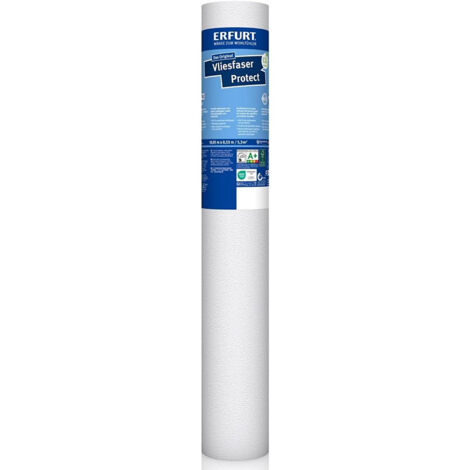 Erfurt Vliesfaser Tapete Protect 212 weiß 10,05 x 53,0 cm überstreichbar