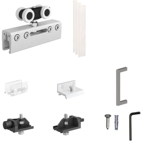 Ergänzungsset SLID'UP 190 für 1 Glasschiebetür Schiebetürbeschlag