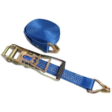 Ergo Ratchet Tie Down Strap 50MM 15M 5T X1 (Reverse Action Lashing Pull Down Claw Hook)