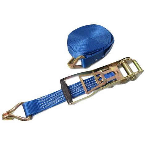 Ergo Ratchet Tie Down Strap 50MM 20M 5T X1 (Reverse Action Lashing Pull Down Claw Hook)