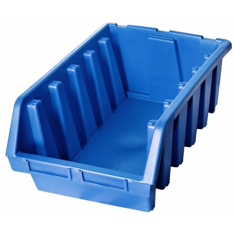 Patrol Group - Ergo xl+ Box Plastic Parts Storage Stacking 333x500x187mm - Colour Blue - Pack of 4