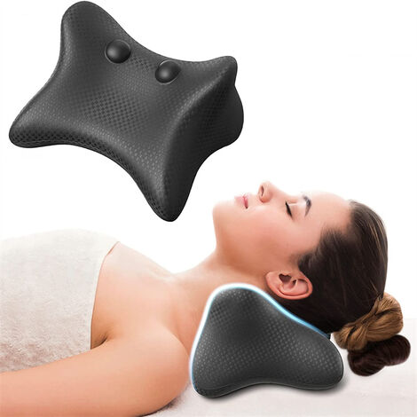 Ergonomic chiropractic pillow, neck and shoulder relaxer, neck support pillow, neck massage pillow for relieving neck pain, muscle tension and posture correction, cervical pillow