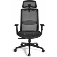 Gymax mesh office chair recliner high deals back adjustable with headrest & lumbar support