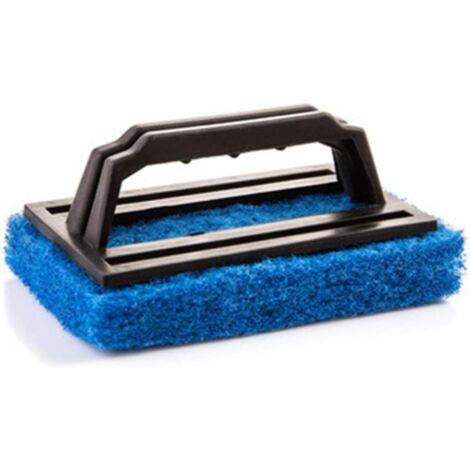 Ergonomische Badezimmerfliesenbürste mit Licht, Reinigungsschwamm für Wände, Badewanne und Abflüsse