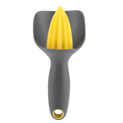 Ergonomische, manuelle Mini-Zitruspresse für Limetten und Orangen (Schwarz)
