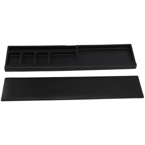 Ergonomische, rutschfeste Tastatur-Handgelenkauflage mit unterteiltem Aufbewahrungsetui, Büro, schwarz