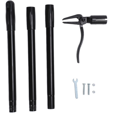 Ergonomischer Handunkrautstecher mit verstellbarem, langem Griff – Gartengerät zur einfachen Unkrautentfernung – 3-teilig, 128 cm
