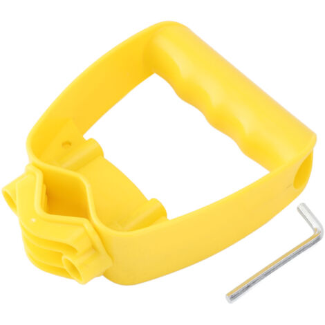 Ergonomischer, rückenschonender Griff für Gartengeräte – Verstellbares, multifunktionales ABS-Griffverlängerungsset für Schaufel, Rechen, Besen, einfache Montage – 1 Griff + 1 Inbusschlüssel