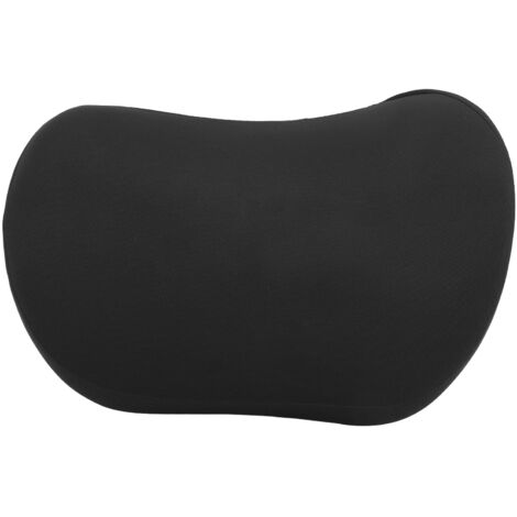 Ergonomisches Autositzkissen aus Memory-Schaum, abnehmbarer Nylonbezug mit Schnalle, Schwarz – Komfort-Autozubehör