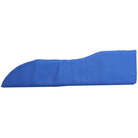Ergonomisches, komfortables Fuß- und Lendenkissen mit Schaumstoffpolsterung – Blau, 60,5 x 28 x 15 cm