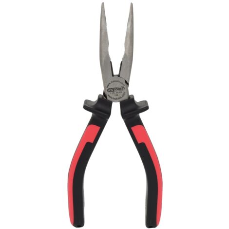 KS Tools 117.1120 ERGOTORQUE VDE Flachrundzange - Gebogen, 165mm, Isoliert Für Elektroarbeiten