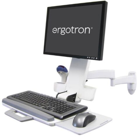 Ergotron 200 Series Combo Arm 61 cm (24) Bianco