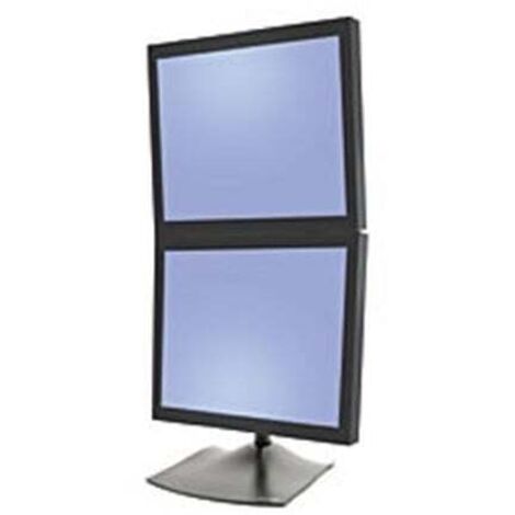 Ergotron DS Series DS100 Dual Monitor Desk Stand, Vertical 61 cm (24") Nero