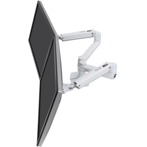 ERGOTRON Ergotron LX Dual Monitorarm für zwei Monitore, Tischhalterung (Weiß) (45-491-216)