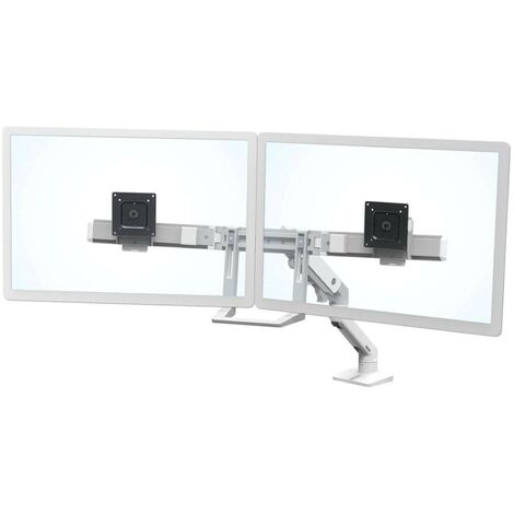 Ergotron HX Dual-Monitor-Schreibtischarm, Monitorhalterung ,weiß