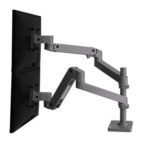 Ergotron LX Series 45-690-293 Supporti a parete per TV 68,6 cm 27 pollici Scrivania Grigio scuro