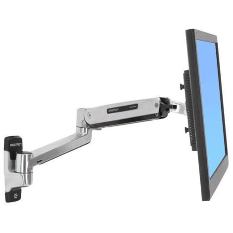 Ergotron LX Sit-Stand Wall Mount LCD Arm 106,7 cm (42") Acciaio inossidabile Parete