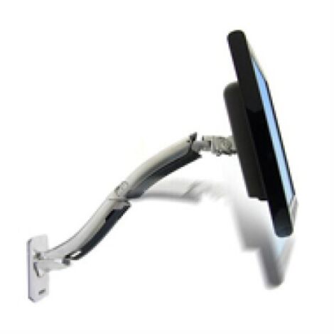 Ergotron MX Wandmontagearm aus poliertem Aluminium