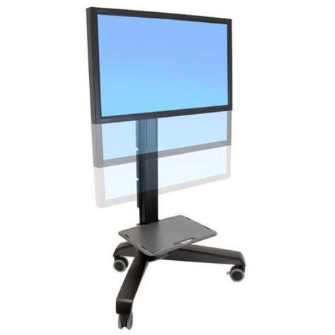 Ergotron Neo-Flex Mobile MediaCenter UHD Carrello multimediale Nero Pannello piatto