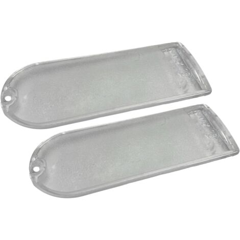 ERICAMBI®, x2 Plafoniere Illuminazione Diffusore Cappa Aspirante, Compatibile con Elica Elibloc, Dimensioni: 134x51 (mm) Max 28W, Ricambio Originale PLA0023132A