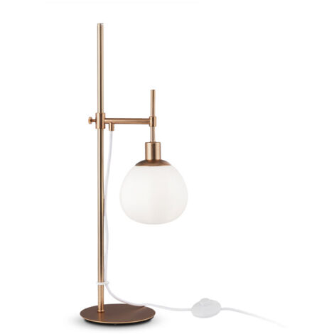 Erich Lampada da tavolo globo in ottone, 1 luce, E14