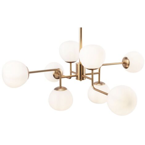 Erich Lámpara de Techo Globe Latón, 8 Luces, E14