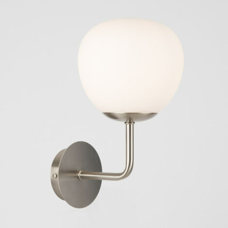 Erich Wandleuchte Nickel, 1 Licht, E14