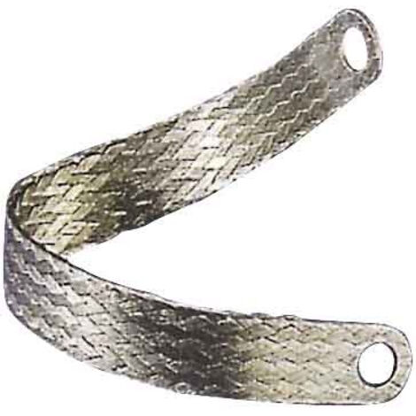 Erico 556660 - Treccia di terra MBJ16-300-8 - 16mm≤ 120A - rame stagnato - L.300mm