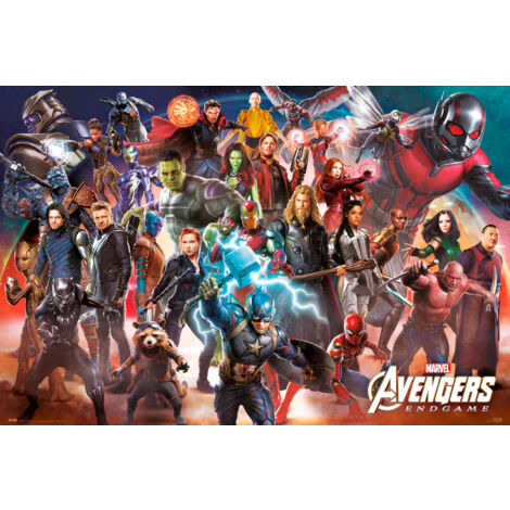 Erik - Póster Marvel Avengers Endgame Line Up 61 x 91,5 cm