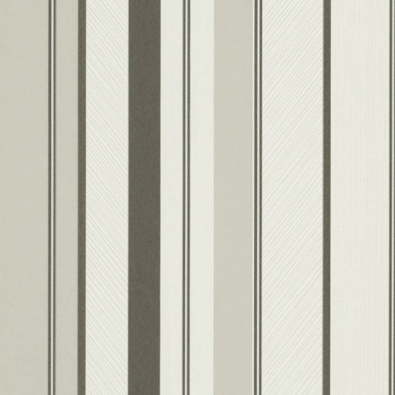 Grey Glitter Striped Wallpaper Contemporary Blown Vinyl Paste The Wall - Erismann