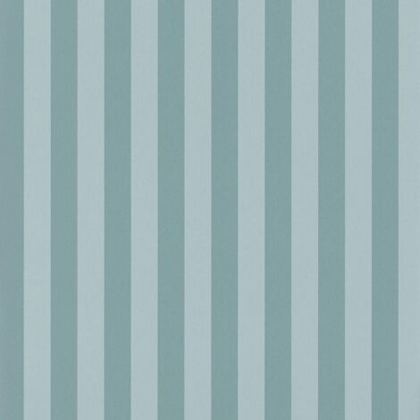 Erismann Heritage Thin Stripe Duck Egg Wallpaper Modern Contemporary Stylish