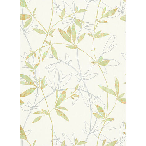 Erismann My Garden Floral Wallpaper Lime 6499-07 Full Roll
