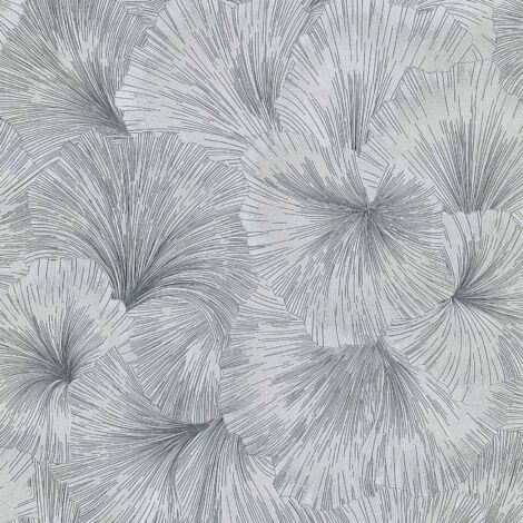 Erismann Vliestapete 10373-10 Fashion for Walls 4 floral grau 10,05 x 0,53 m