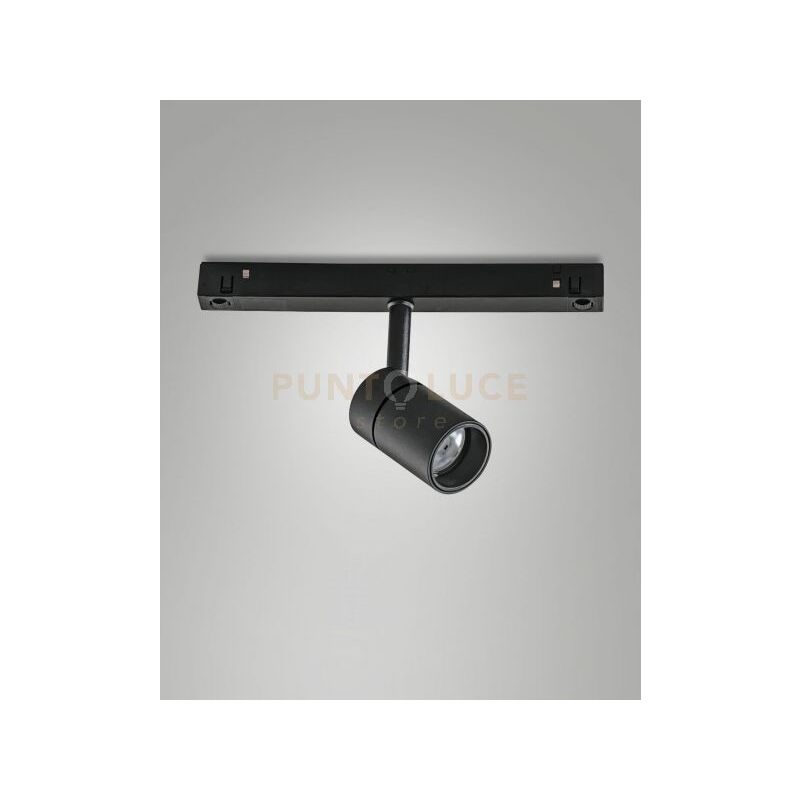 Image of Ermes spot 2700K 500lm 6W 48V per sistema binario nero 24°DIMMERABILE dali