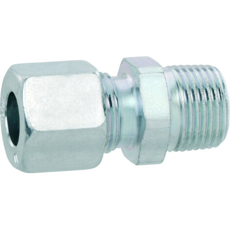 ERMETO Einschraubverschraubung gerade GEL 12mm x1/2"AG 07 030