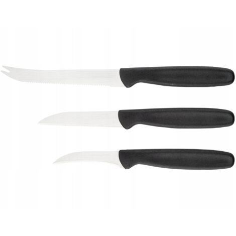 ERNESTO 3-teiliges Küchenmesserset für Tomaten, Gemüse, Obst, Käse, Fleisch
