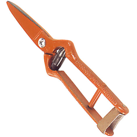 Ernteschere geschmiedet gerade 1 Hand 19 cm.