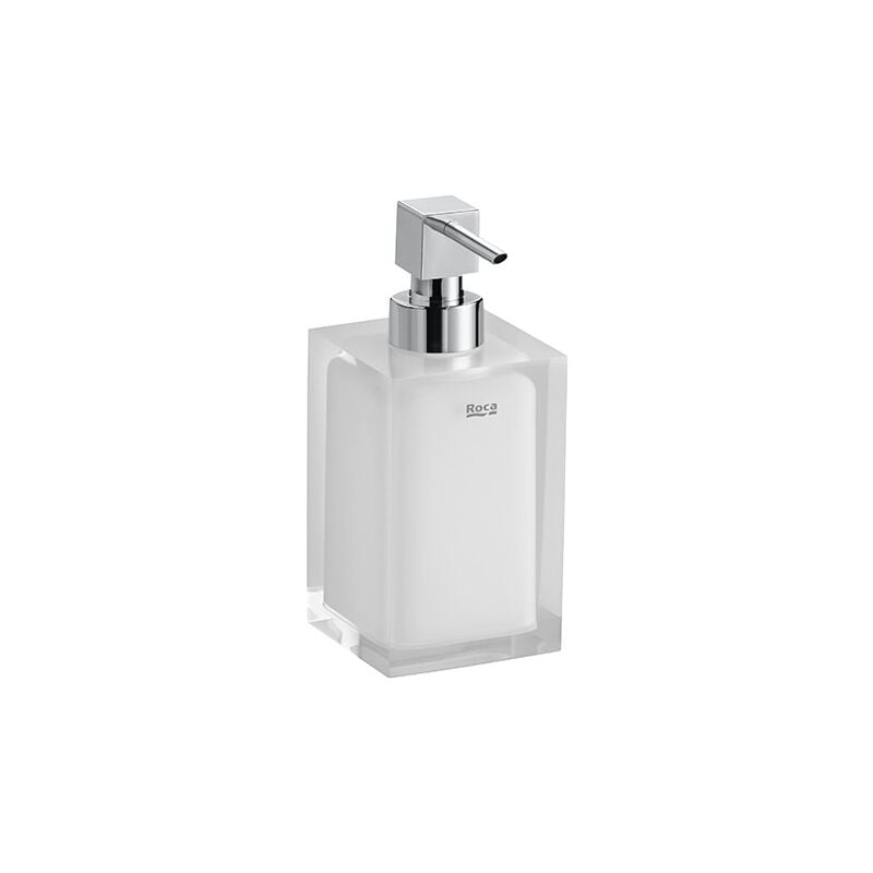 Distributeur de savon de comptoir ice Roca Finition : Blanc